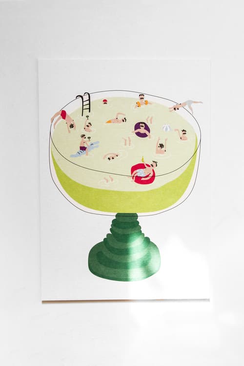 Bild von Kunstdruck Bababadespaß